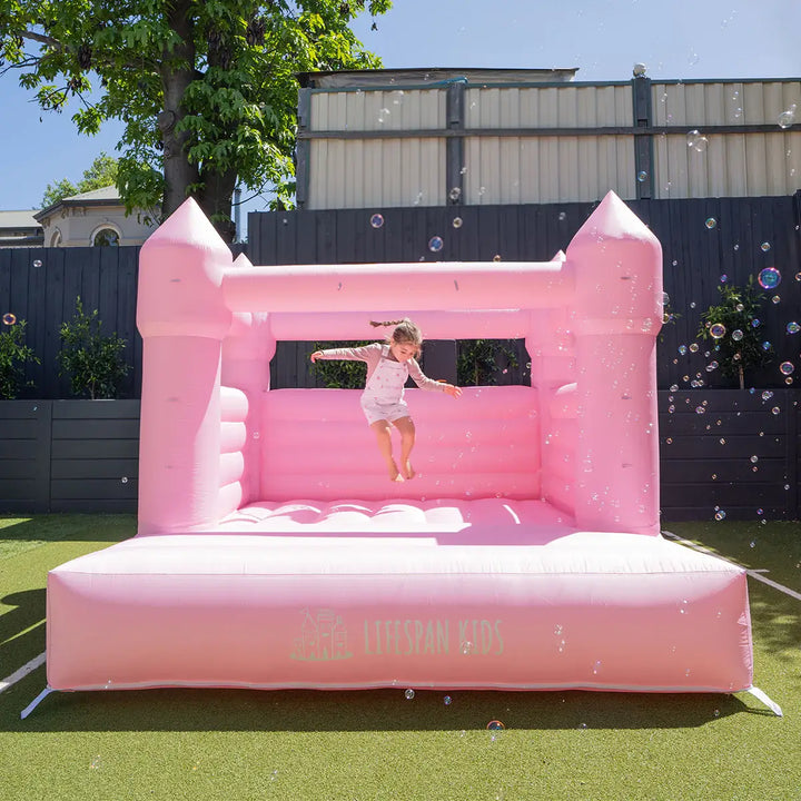 Palace Jumping Castle (Pastel Pink) - Lifespan Kids