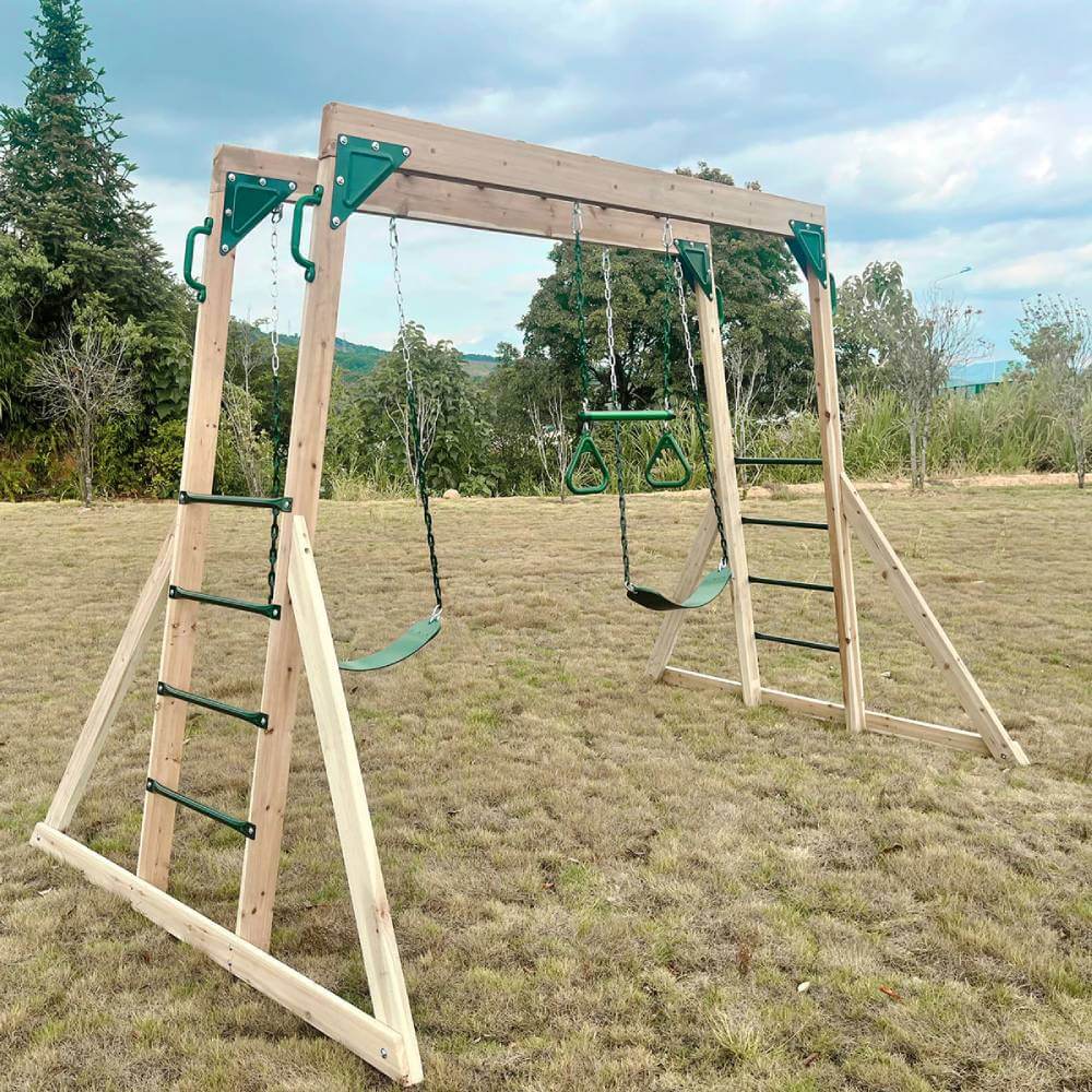 Swing Bars Basic Daintree 2-in-1 Monkey Bars & Swing Set with Acrobat Bar/Trapeze - Lif ...