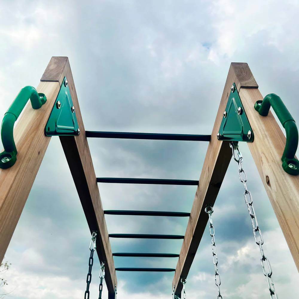 Daintree 2-in-1 Monkey Bars & Swing Set with Acrobat Bar/Trapeze - Lifespan Kids