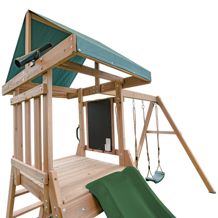 Greenvale Play Centre with 1.8m Slide (Green or Yellow) - Lifespan Kids