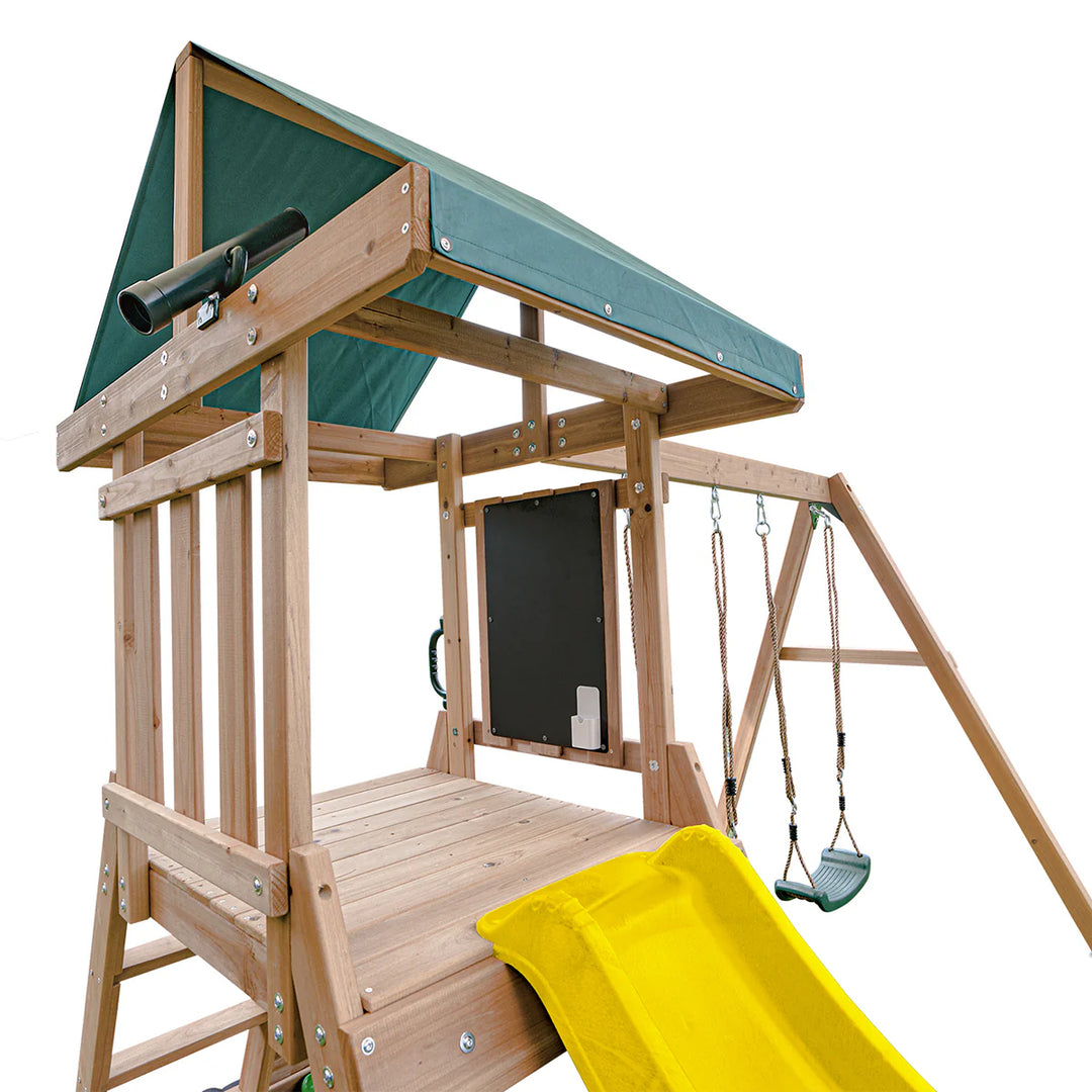 Greenvale Play Centre with 1.8m Slide (Green or Yellow) - Lifespan Kids