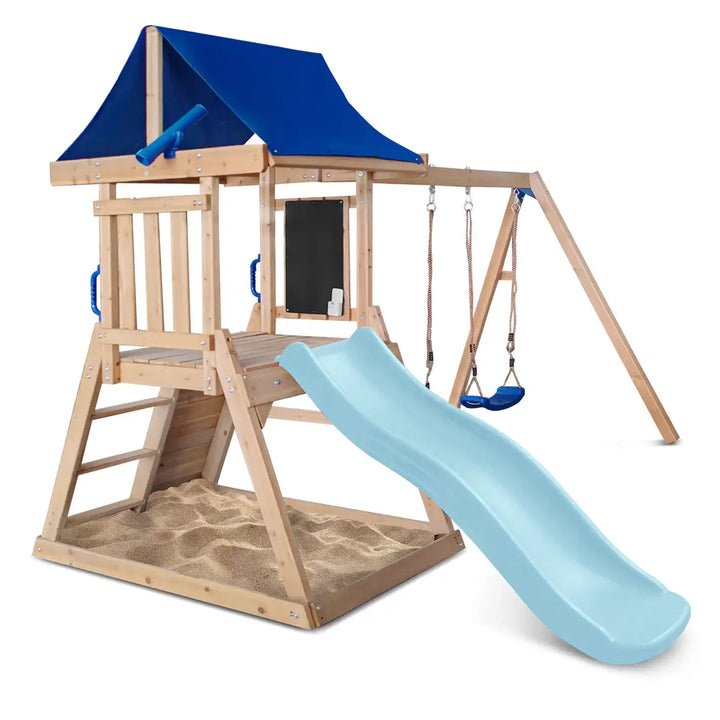 Hazelbrook Swing Set & Playground with 1.8m Slide - Lifespan Kids