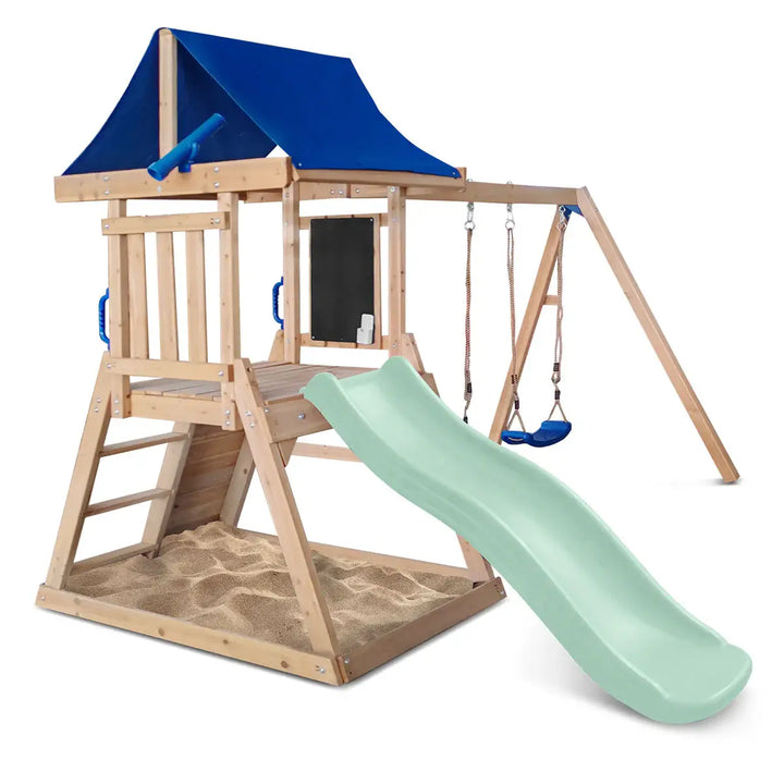 Hazelbrook Swing Set & Playground with 1.8m Slide - Lifespan Kids