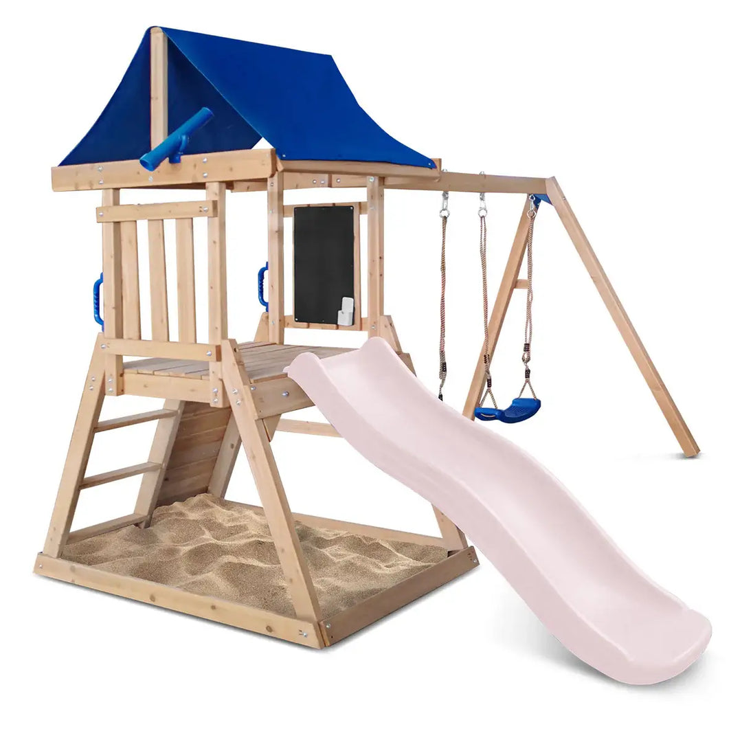 Hazelbrook Swing Set & Playground with 1.8m Slide - Lifespan Kids
