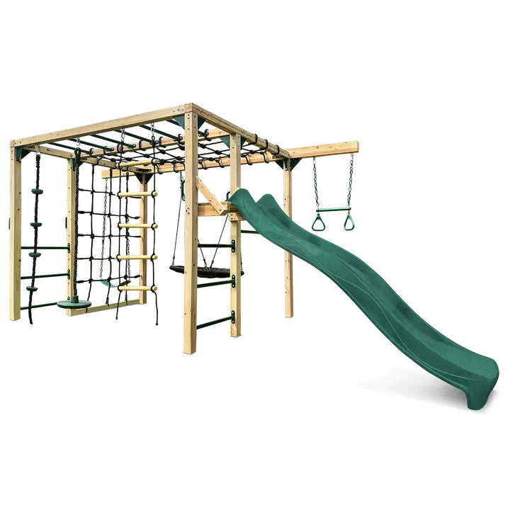 Orangutan Climbing Cube Jungle Gym Play Centre + Yellow or Green Slide
