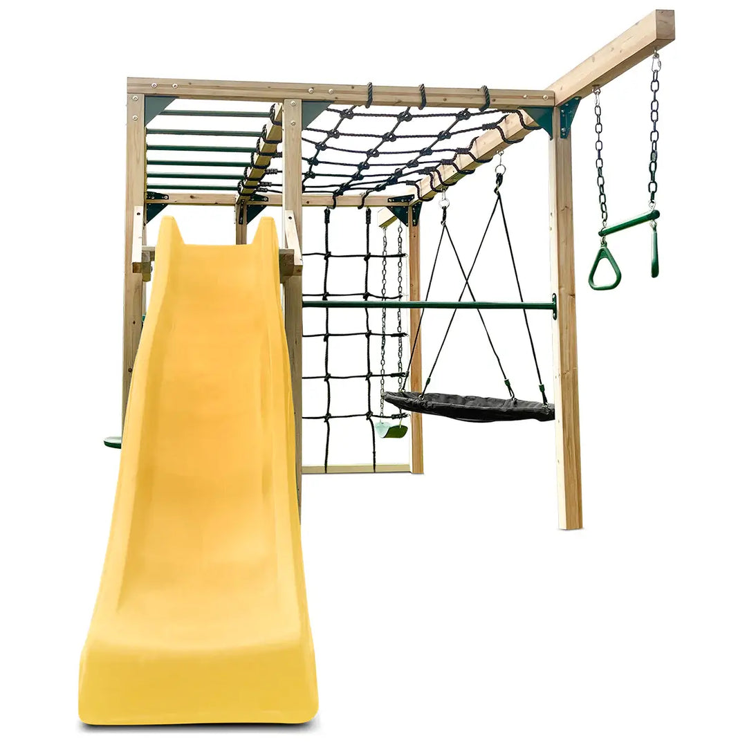 Orangutan Climbing Cube Jungle Gym Play Centre + Yellow or Green Slide
