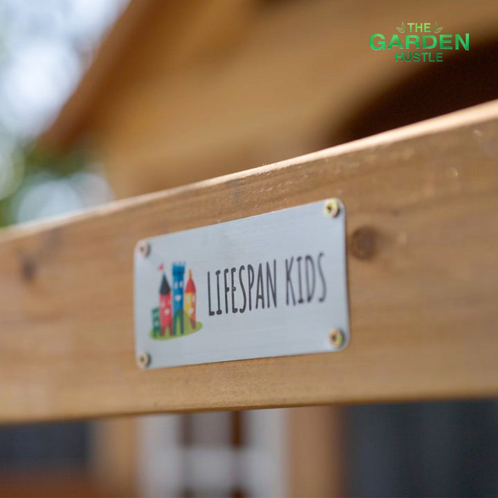 Silverton Cubby House with 1.8m Slide (Blue or Green) - Lifespan Kids