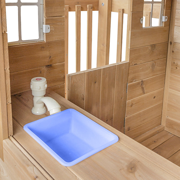 Silverton Cubby House with Rock Climbing Wall - Lifespan Kids