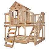 Silverton Cubby House with Rock Climbing Wall - Lifespan Kids