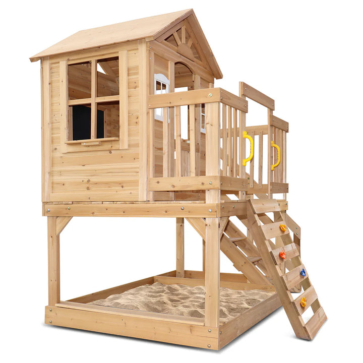 Silverton Cubby House with Rock Climbing Wall - Lifespan Kids