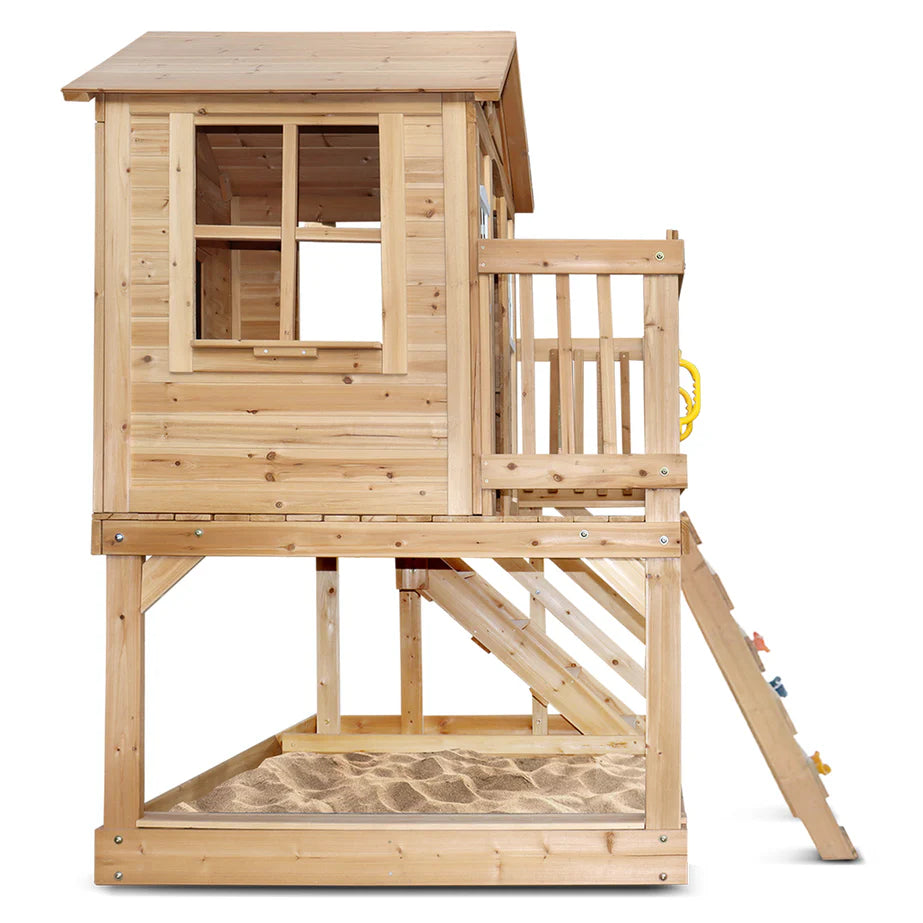 Silverton Cubby House with Rock Climbing Wall - Lifespan Kids