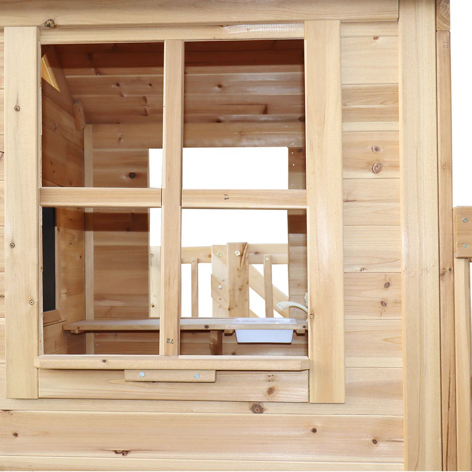 Silverton Cubby House with Rock Climbing Wall - Lifespan Kids