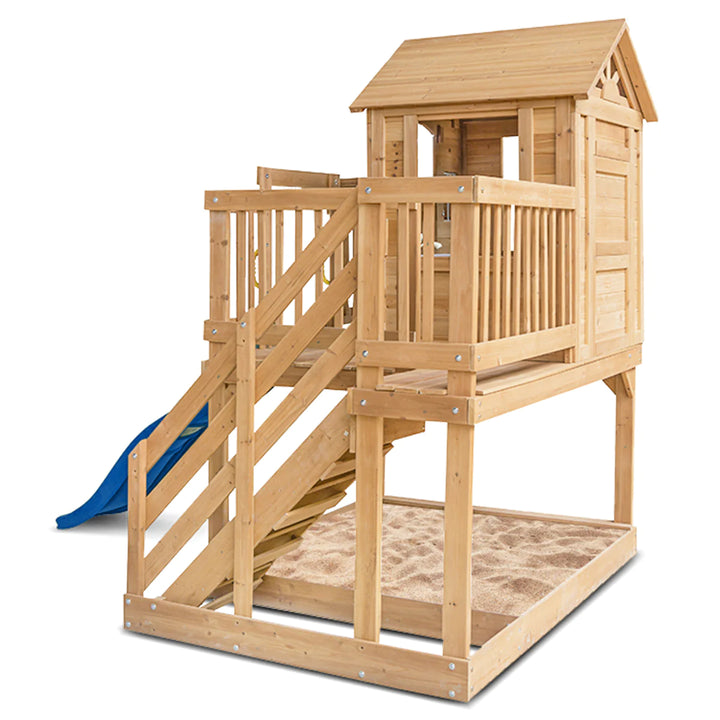 Silverton Cubby House with 1.8m Blue Slide