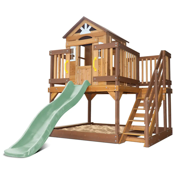 Silverton Cubby House with 1.8m Slide - Lifespan Kids