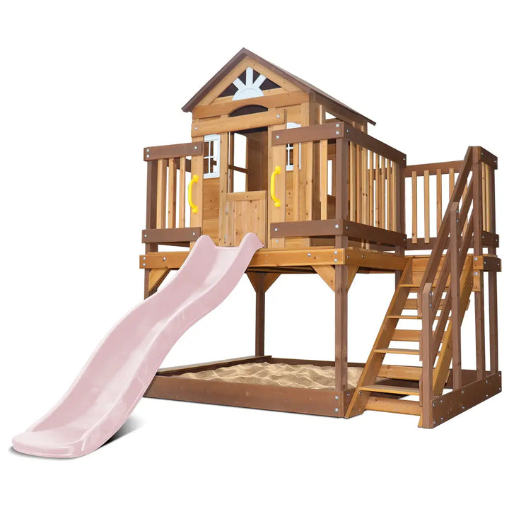 Silverton Cubby House with 1.8m Slide - Lifespan Kids