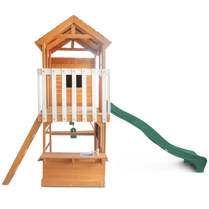 Springlake Play Centre with 2.2m Slide (Green, Blue  or Yellow Slide) - Lifespan Kids