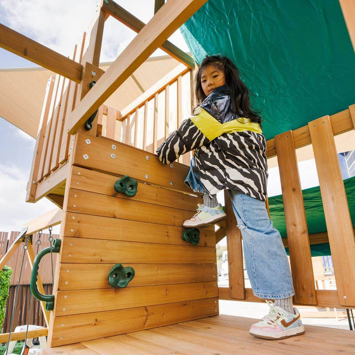 Walton Play Centre with Slide (Green, Blue or Yellow Slide) - Lifespan Kids