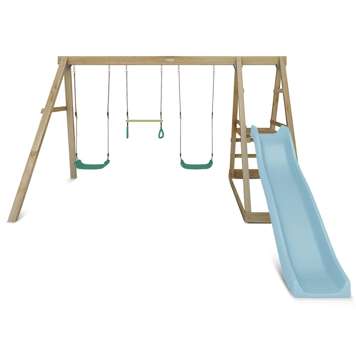 Winston 4-Station Timber Swing Set with Slide - Lifespan Kids