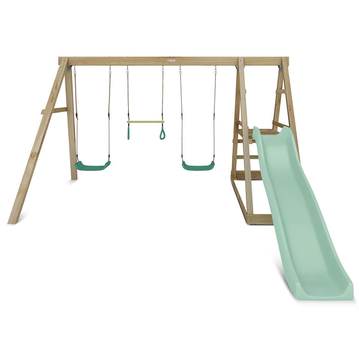 Winston 4-Station Timber Swing Set with Slide - Lifespan Kids