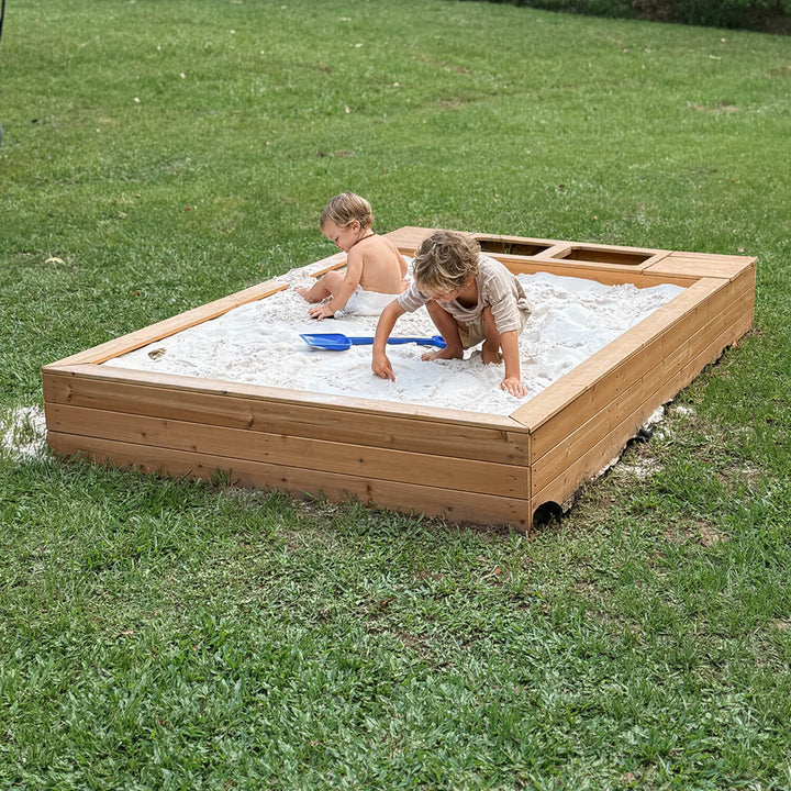 Mighty Rectangular Sandpit (Cover Optional) - Lifespan Kids