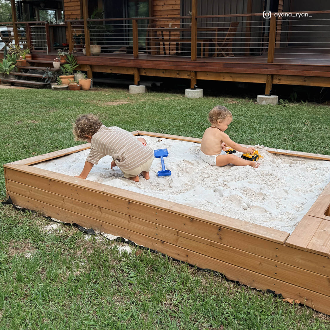 Mighty Rectangular Sandpit (Cover Optional) - Lifespan Kids