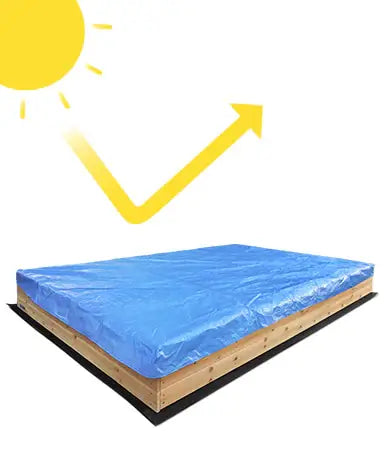 Mighty Rectangular Sandpit (Cover Optional) - Lifespan Kids