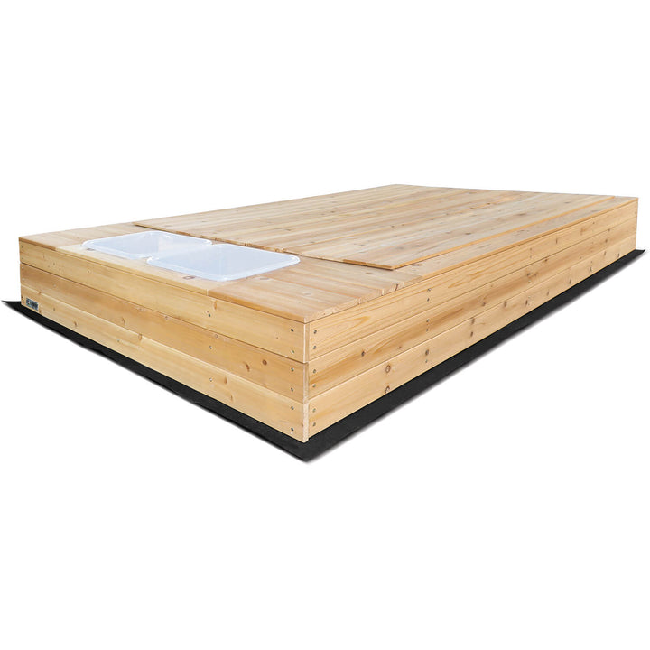 Mighty Rectangular Sandpit (Cover Optional) - Lifespan Kids