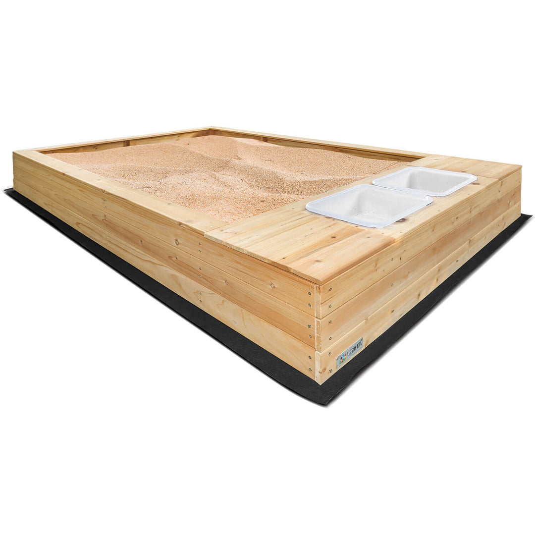 Mighty Rectangular Sandpit (Cover Optional) - Lifespan Kids