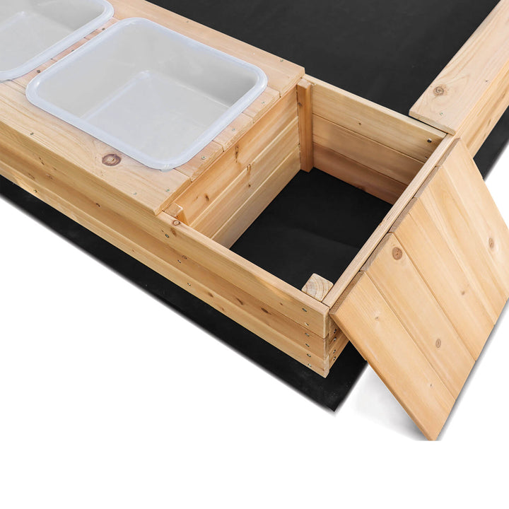 Mighty Rectangular Sandpit (Cover Optional) - Lifespan Kids