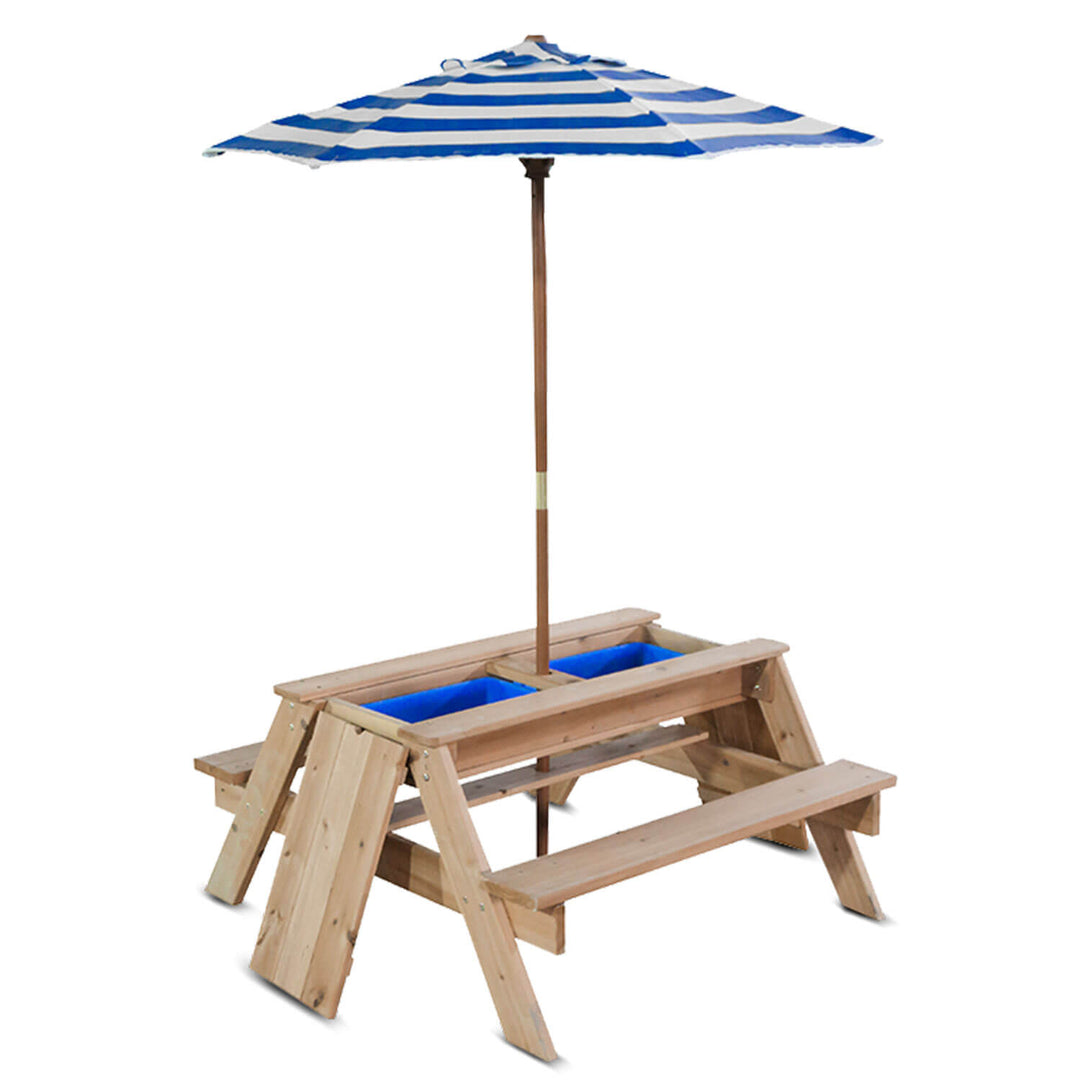 Lifespan Kids Sunrise Sand & Water Picnic Table + Umbrella