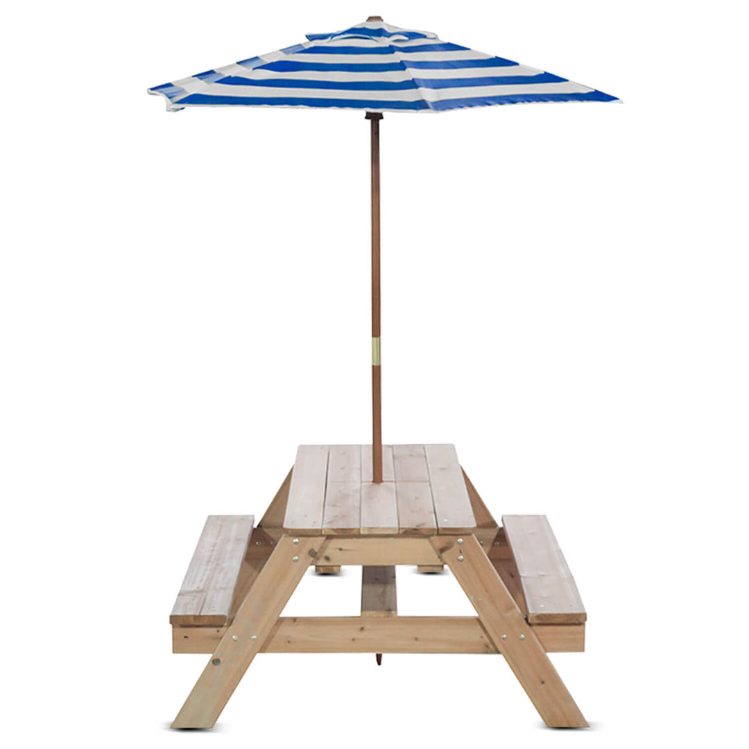 Sunrise Sand & Water Picnic Table + Umbrella - Lifespan Kids