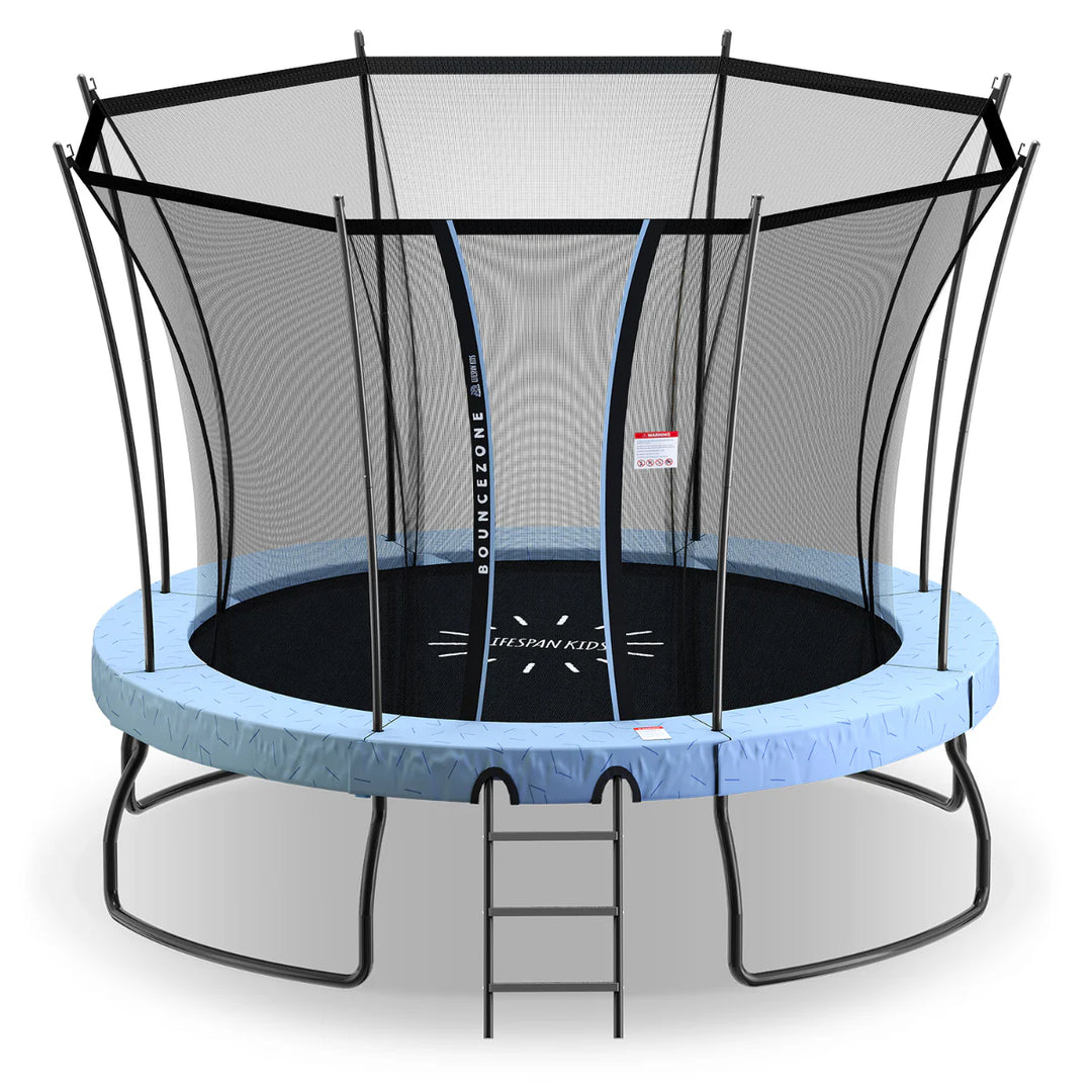 BounceZone Round Spring Trampoline - Large (12ft)) - Lifespan Kids