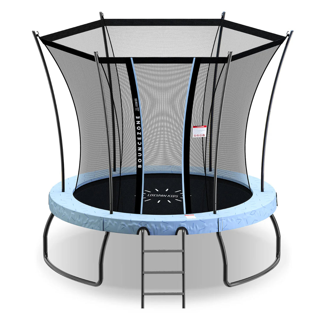 BounceZone Round Spring Trampoline - Small (8ft) - Lifespan Kids