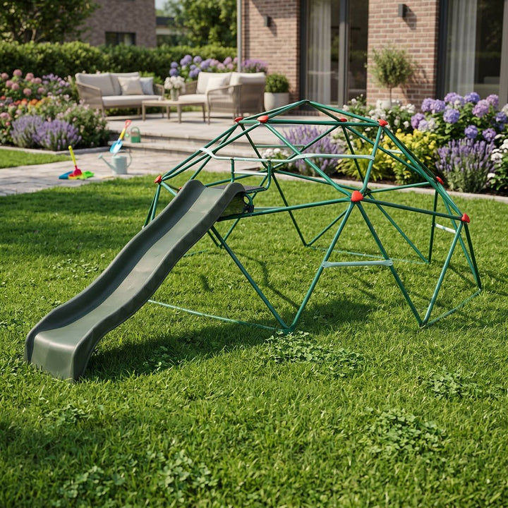 Plum® Phobos™ Metal Dome with Slide in Green