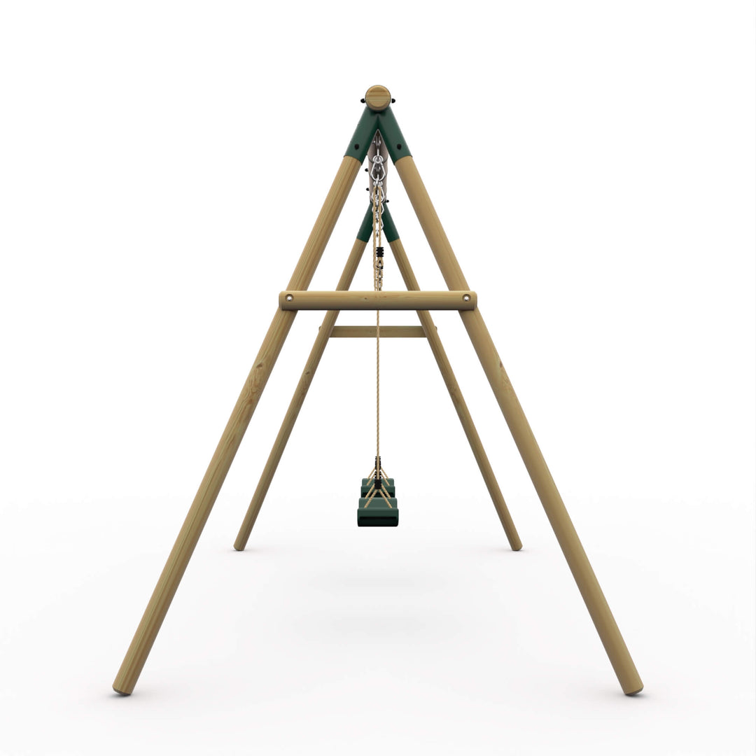 Plum Marmoset Wooden Swing Set