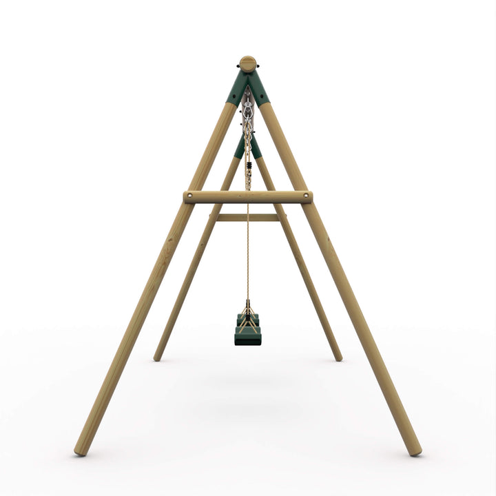 Plum Marmoset Wooden Swing Set