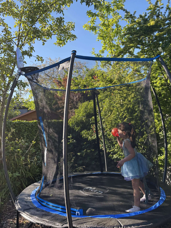 Plum 8ft Deluxe Trampoline with Enclosure with PVC Padding