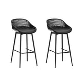 Gardeon x2 Outdoor Bar Stools - Plastic / Metal