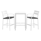 Gardeon 3pc Outdoor Bar / Bistro Set - Aluminium