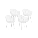 Gardeon x4 Outdoor Dining Chairs - White