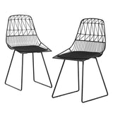 Gardeon x2 Outdoor Dining Chairs - Steel Frame