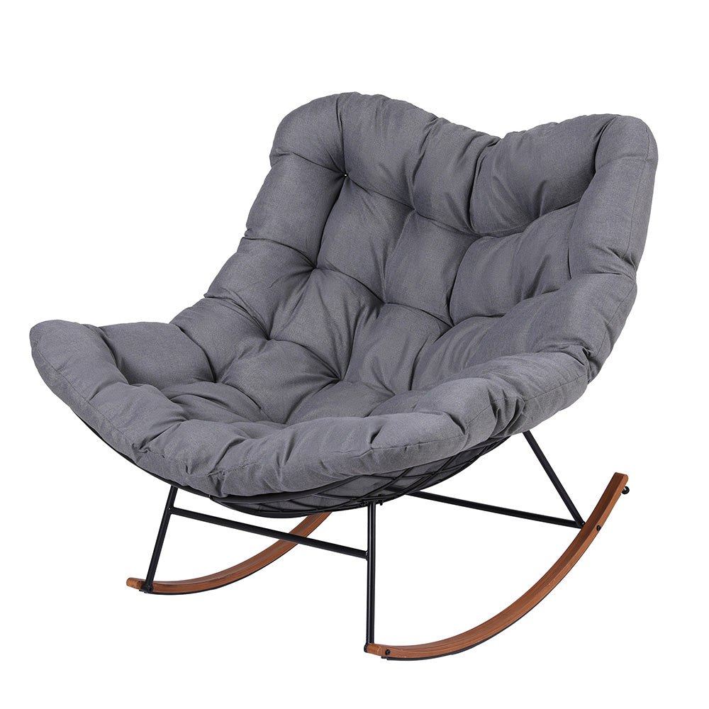 Gardeon Outdoor Rocking Chair / Papasan Recliner Lounge Chair