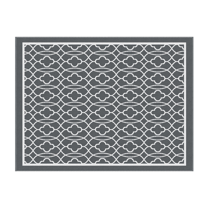 Gardeon Outdoor Rugs 274x366cm Large Carpet Reversible Area Mat PP Dual-Sided Patio Rug