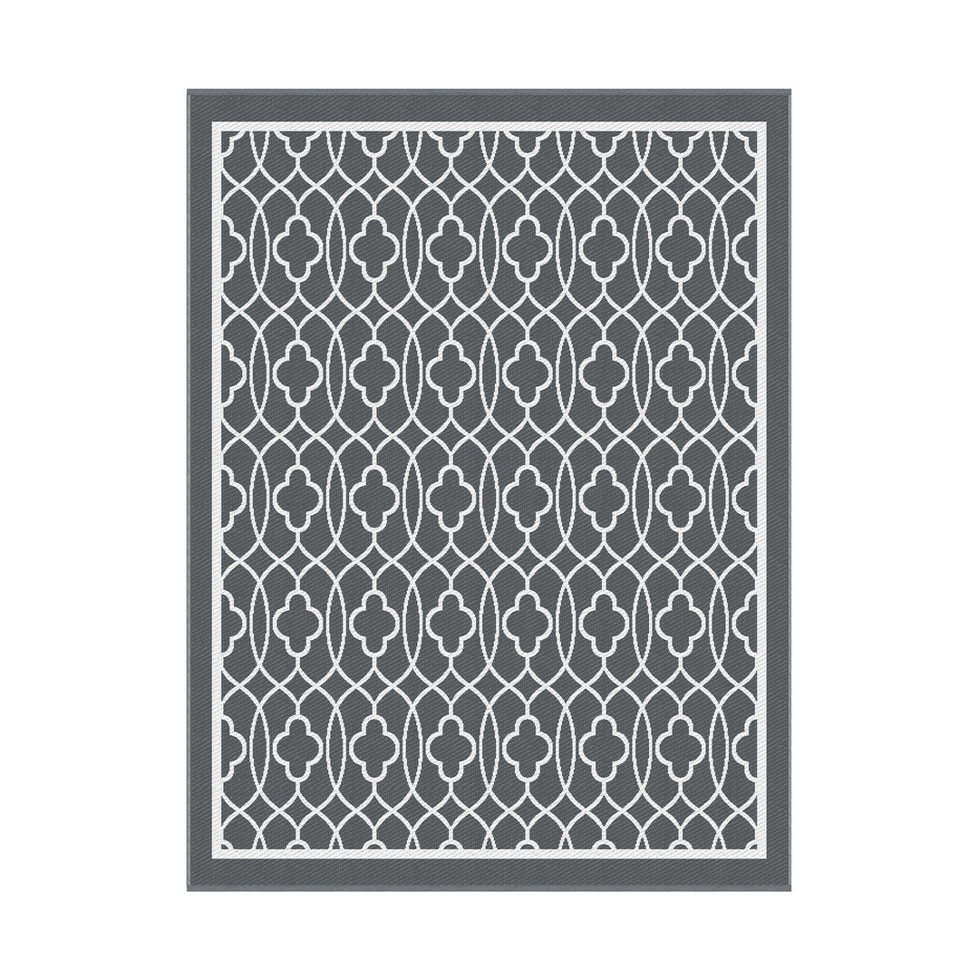 Gardeon Outdoor Rugs 274x366cm Large Carpet Reversible Area Mat PP Dual-Sided Patio Rug
