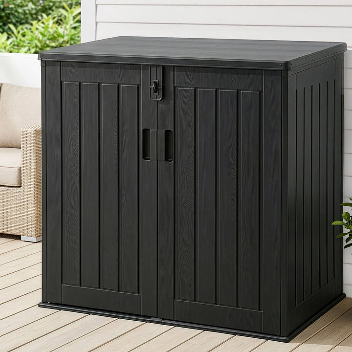 775L Outdoor Storage Box - Lockable / Black
