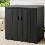 775L Outdoor Storage Box - Lockable / Black