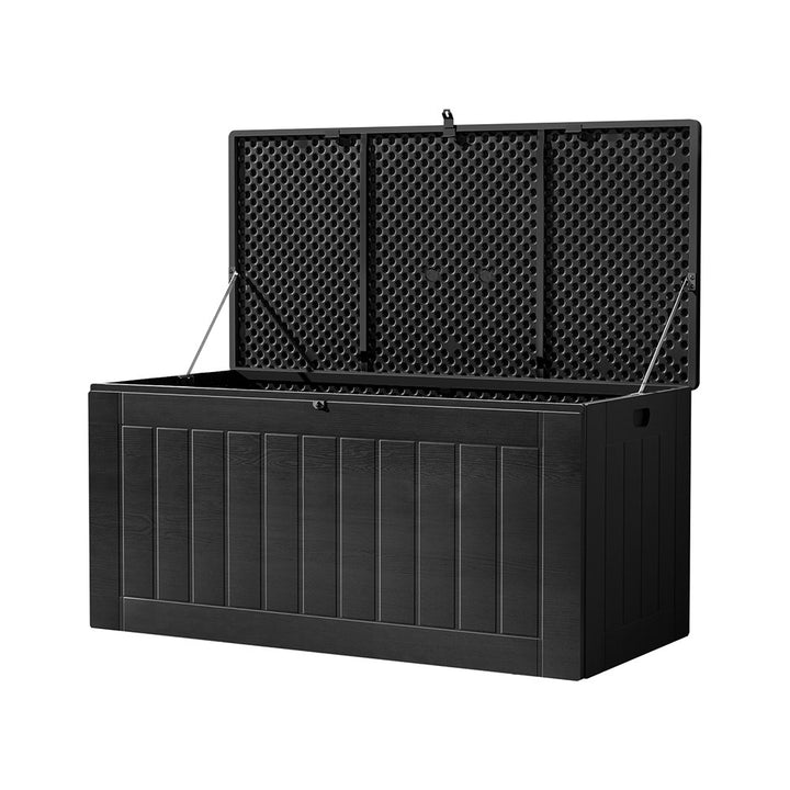 Gardeon Outdoor Storage Box - 830L (Lockable) - Black