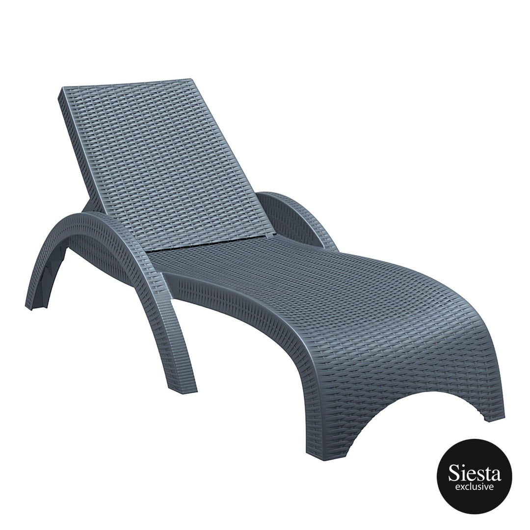 Fiji Sunlounger / Tequila Side Table 3 Pc Package
