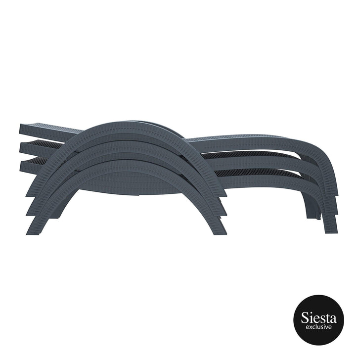Fiji Sunlounger/Tequila Side Table 6 Pc Package
