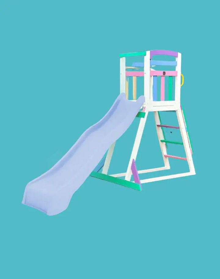 Kidzshack Pool Slide with Wooden Frame (12 slide colours)